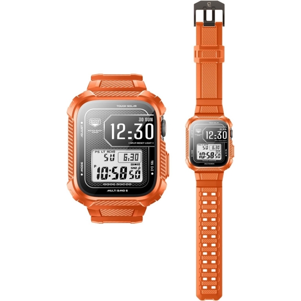 i-Blason Armorbox Apple Watch 9 Ekran Koruyucu (45mm)(2 Adet)-Orange