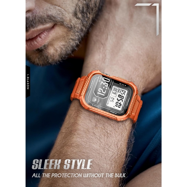 i-Blason Armorbox Apple Watch 9 45mm Bumper Klf-Orange