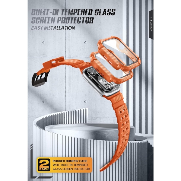 i-Blason Armorbox Apple Watch 9 45mm Bumper Klf-Orange
