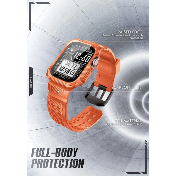 i-Blason Armorbox Apple Watch 9 45mm Bumper Klf-Orange