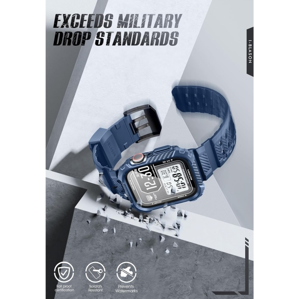 i-Blason Armorbox Apple Watch 9 45mm Bumper Klf-Dark Blue