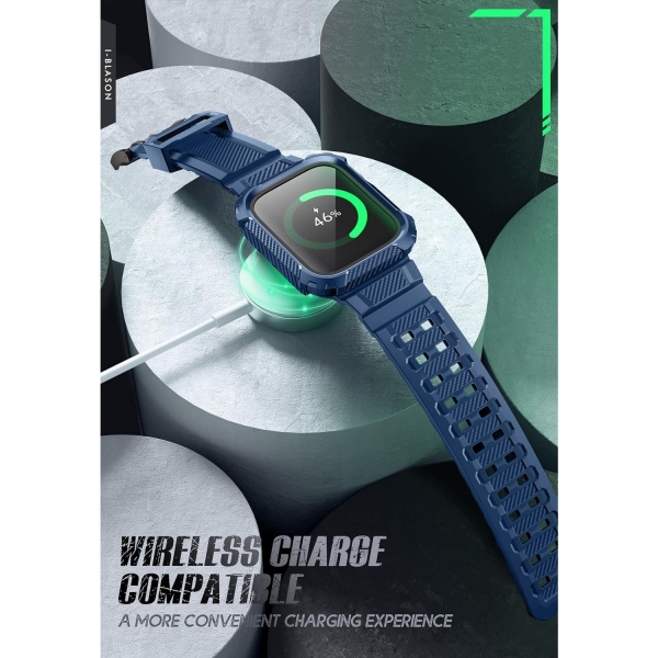 i-Blason Armorbox Apple Watch 9 45mm Bumper Klf-Dark Blue