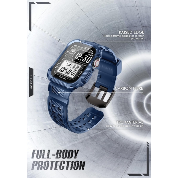 i-Blason Armorbox Apple Watch 9 45mm Bumper Klf-Dark Blue
