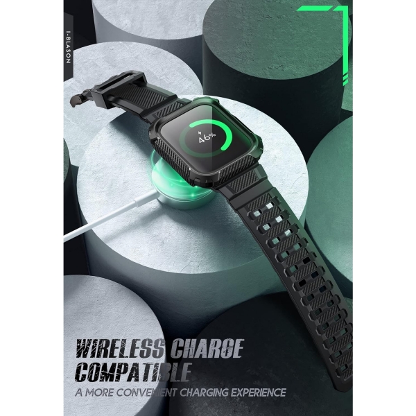 i-Blason Armorbox Apple Watch 9 45mm Bumper Klf-Black