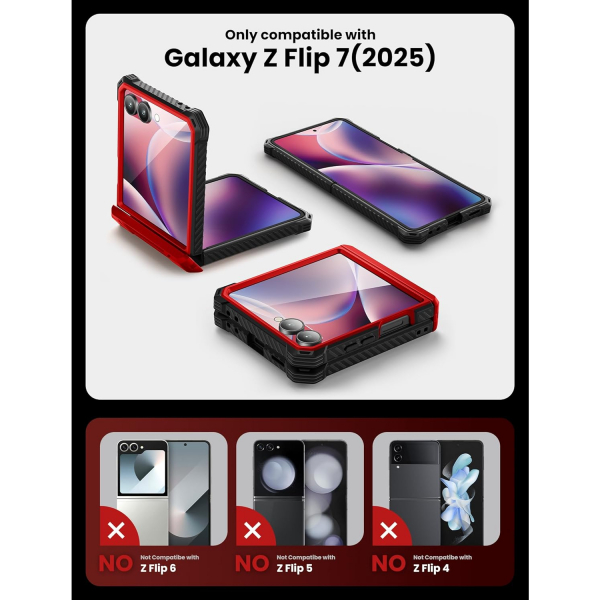 i-Blason Samsung Galaxy Z Flip 7 Armorbox Klf-Ruddy