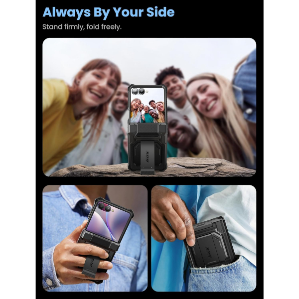 i-Blason Samsung Galaxy Z Flip 7 Armorbox Klf-Black 