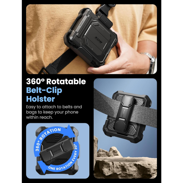 i-Blason Samsung Galaxy Z Flip 7 Armorbox Klf-Black 