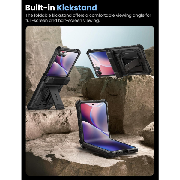 i-Blason Samsung Galaxy Z Flip 7 Armorbox Klf-Black 