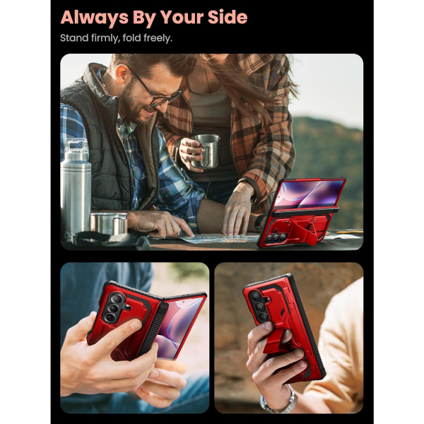i-Blason Samsung Galaxy Z Fold 7 Armorbox Klf-Red