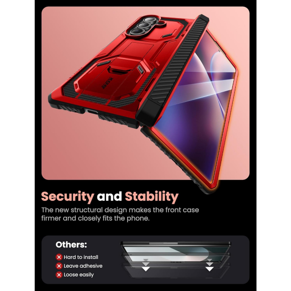 i-Blason Samsung Galaxy Z Fold 7 Armorbox Klf-Red