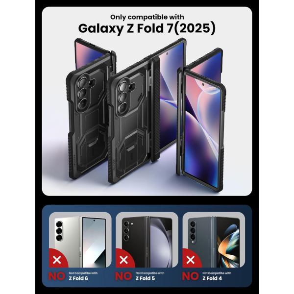 i-Blason Samsung Galaxy Z Fold 7 Armorbox Klf-Black 