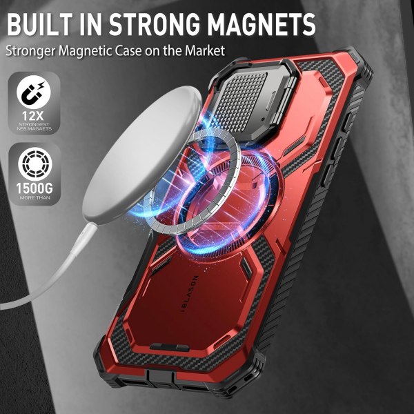 i-Blason Apple iPhone 16 Armorbox Klf-Red
