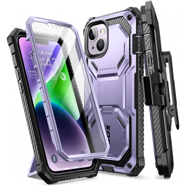 i-Blason Armorbox Serisi iPhone 14 Plus Klf-Mauve