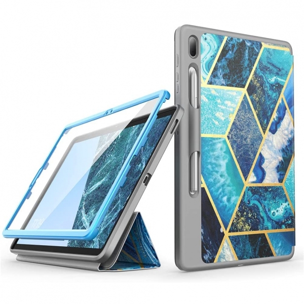 i-Blason Cosmo Serisi Galaxy Tab S7 FE Klf (12.4 in)-Ocean