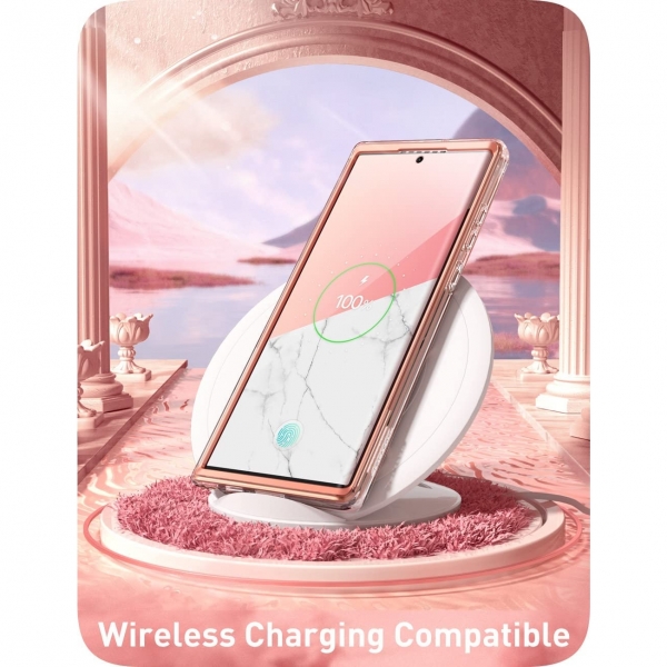 i-Blason Cosmo Serisi Samsung Galaxy S22 Ultra Kılıf-Marble