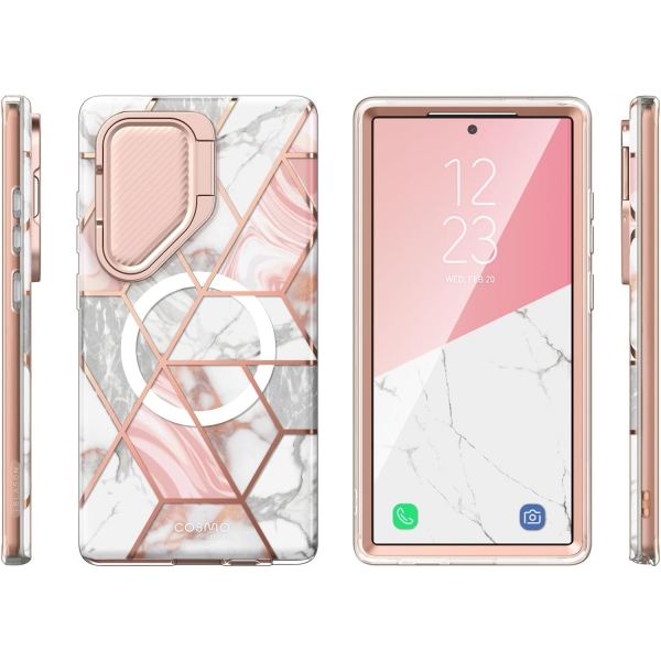 i-Blason Cosmo Serisi Samsung Galaxy S24 Ultra Klf-Marble