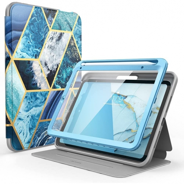 i-Blason Cosmo Serisi iPad Mini 6 Klf (8.3 in)-Ocean