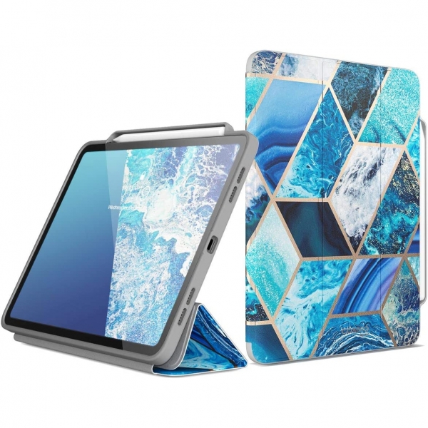 i-Blason Cosmo Serisi iPad Pro Klf (12.9 in)-Ocean