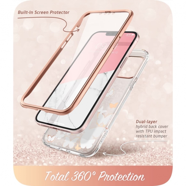 i-Blason Cosmo Serisi iPhone 13 Klf-PinkFly