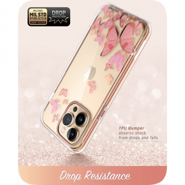 i-Blason Cosmo Serisi iPhone 13 Pro Klf-PinkFly