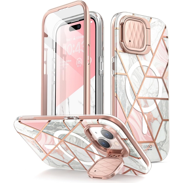 i-Blason Cosmo Serisi Apple iPhone 15 Klf-Marble