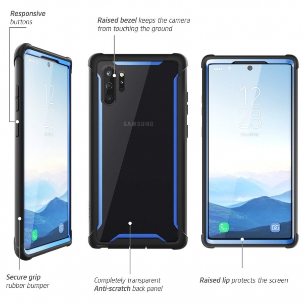 i-Blason Galaxy Note 10 Plus Ares Serisi Klf-Blue