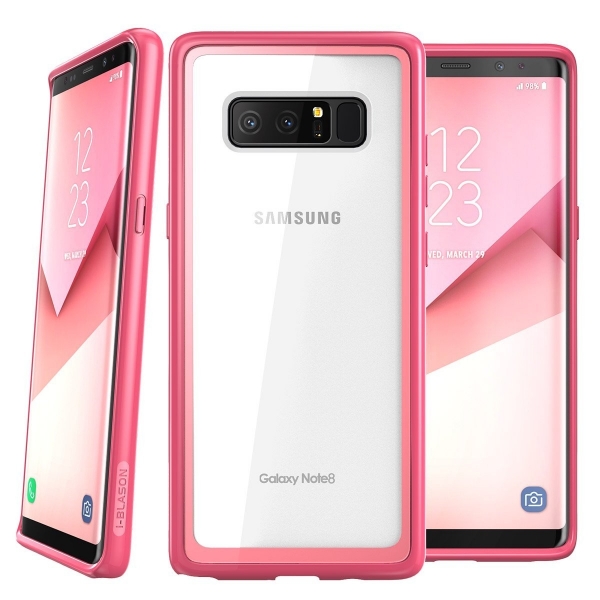 i-Blason Galaxy Note 8 Halo Serisi Bumper Klf-Pink