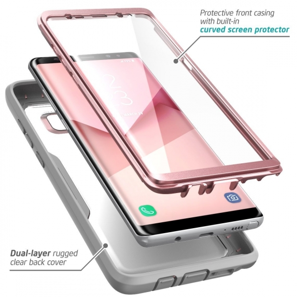 i-Blason Galaxy Note 8 Magma Serisi Bumper Klf-RoseGold