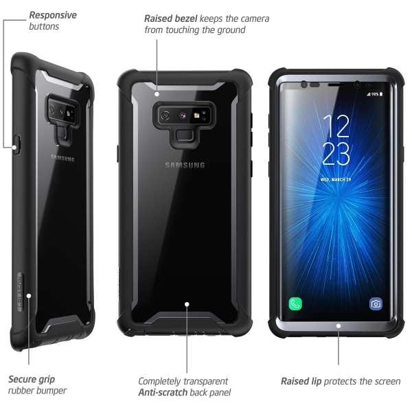 i-Blason Galaxy Note 9 Ares Serisi Klf-Black