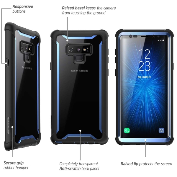 i-Blason Galaxy Note 9 Ares Serisi Klf-Blue