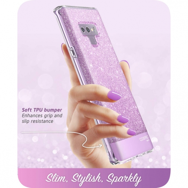 i-Blason Galaxy Note 9 Cosmo Glitter effaf Klf-Purple