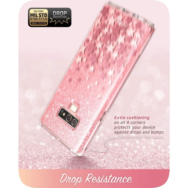 i-Blason Galaxy Note 9 Cosmo Glitter effaf Klf-Pink