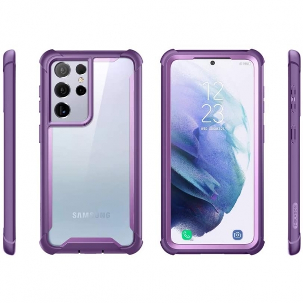 i-Blason Galaxy S21 Ultra Ares Serisi Klf-Purple