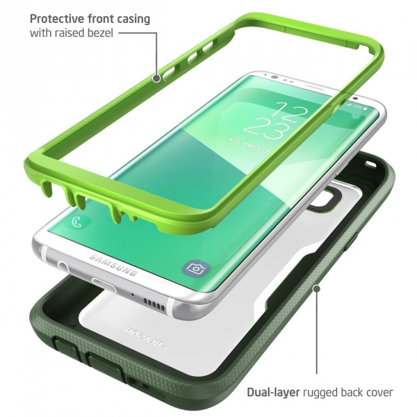i-Blason Galaxy S8 Armorbox Full Body Bumper Klf-Green