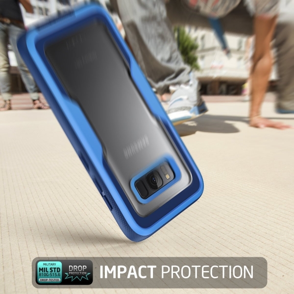 i-Blason Galaxy S8 Armorbox Full Body Bumper Klf-Blue