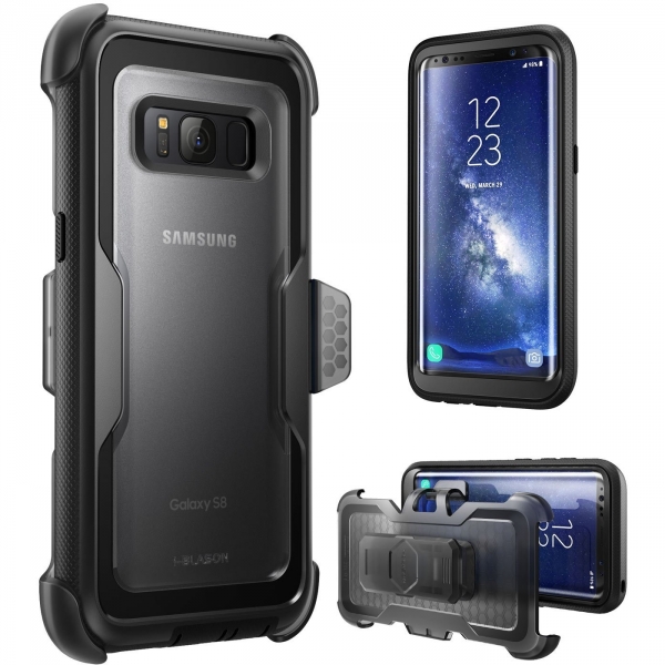 i-Blason Galaxy S8 Armorbox Full Body Bumper Klf-Black