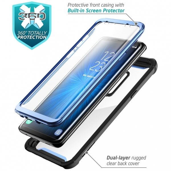 i-Blason Galaxy S9 Ares Rugged Bumper Klf-Blue