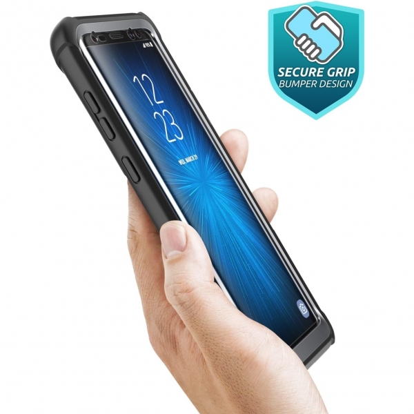 i-Blason Galaxy S9 Ares Rugged Bumper Klf-Black