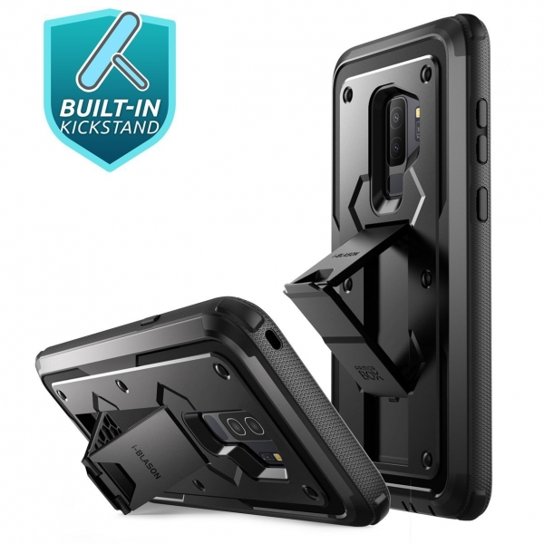 i-Blason Galaxy S9 Plus Armorbox Stand Klf-Black