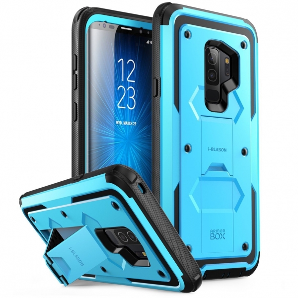 i-Blason Galaxy S9 Plus Armorbox Stand Klf-Blue