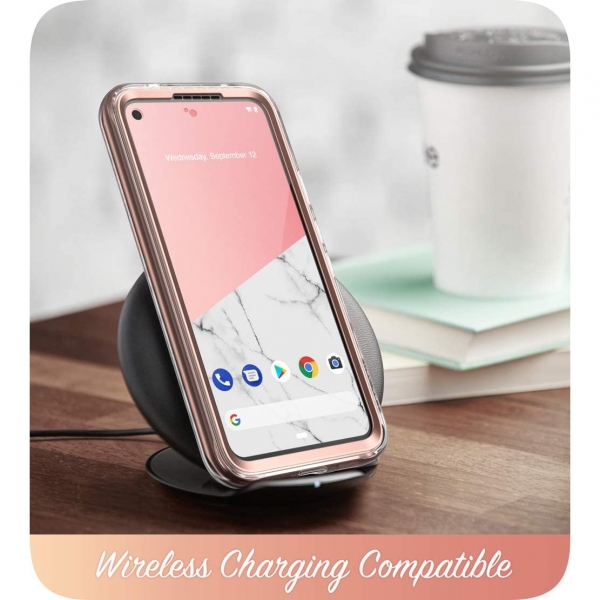 i-Blason Google Pixel 5 Cosmo Serisi Klf-Marble