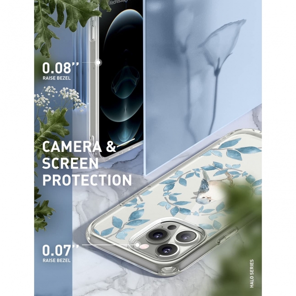 i-Blason Halo Serisi  iPhone 13 Pro Max Klf-Blue Jay