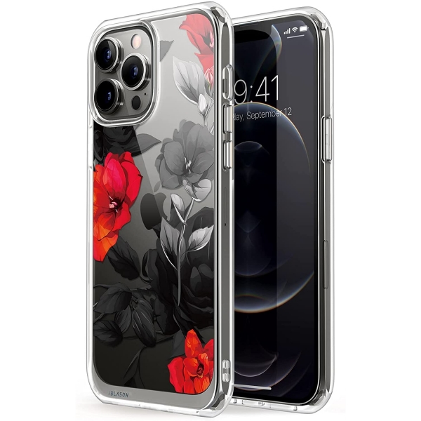 i-Blason Halo Serisi  iPhone 13 Pro Max Klf-Rose Black