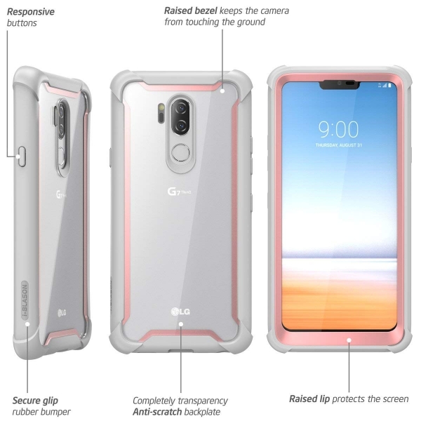 i-Blason LG G7 Ares Serisi Bumper Klf-Pink