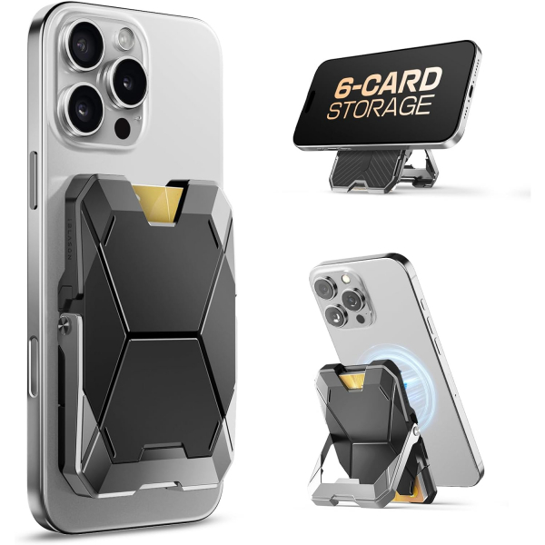 i-Blason Manyetik Czdan Telefon Stand -Silver 