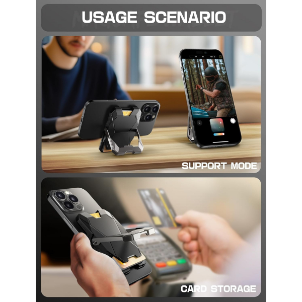 i-Blason Manyetik Czdan Telefon Stand -Black
