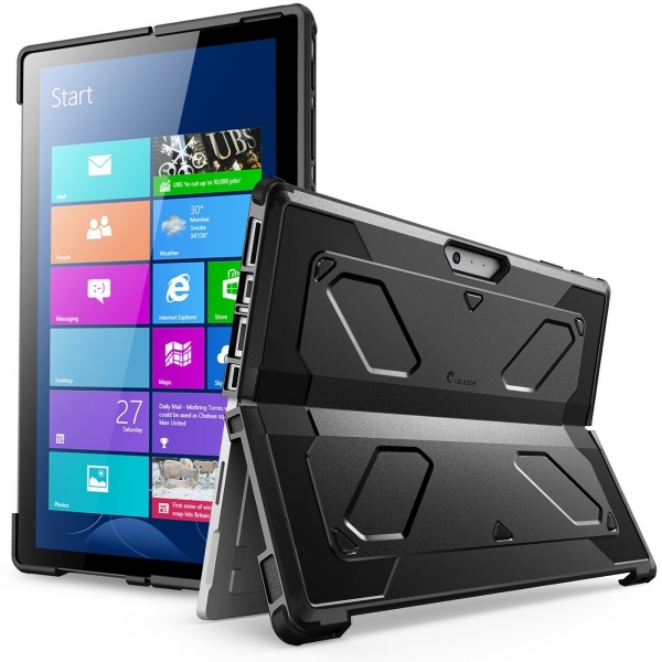 i-Blason Microsoft Surface Pro 4 Armorbox Kickstand Klf-Black