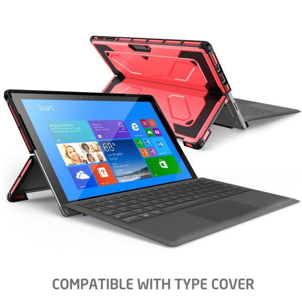 i-Blason Microsoft Surface Pro 4 Armorbox Kickstand Klf-Pink