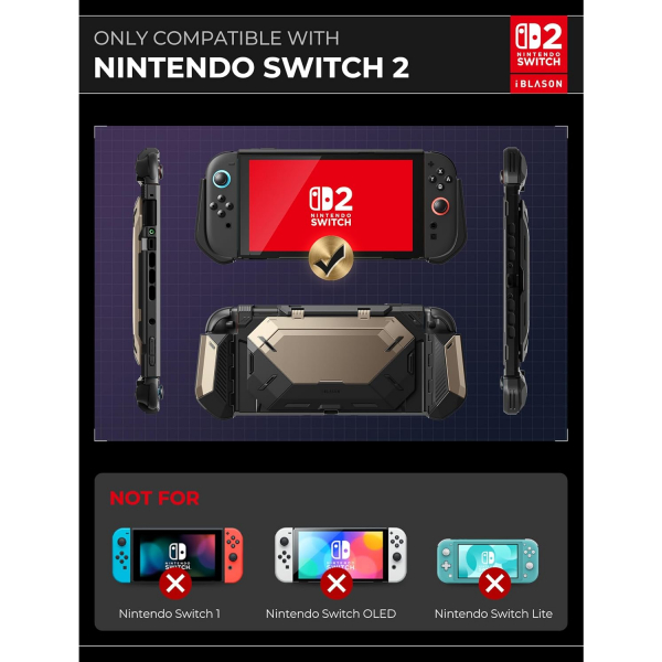 i-Blason Nintendo Switch 2 Koruyucu Klf-Desert