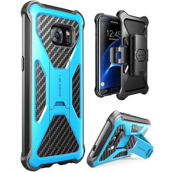 i-Blason Samsung Galaxy S7 Edge Prime Heavy Duty Klf-Blue